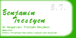 benjamin trestyen business card